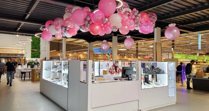 Scénographie et agencement de vitrines