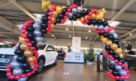 Opération commerciale dans une concession automobile